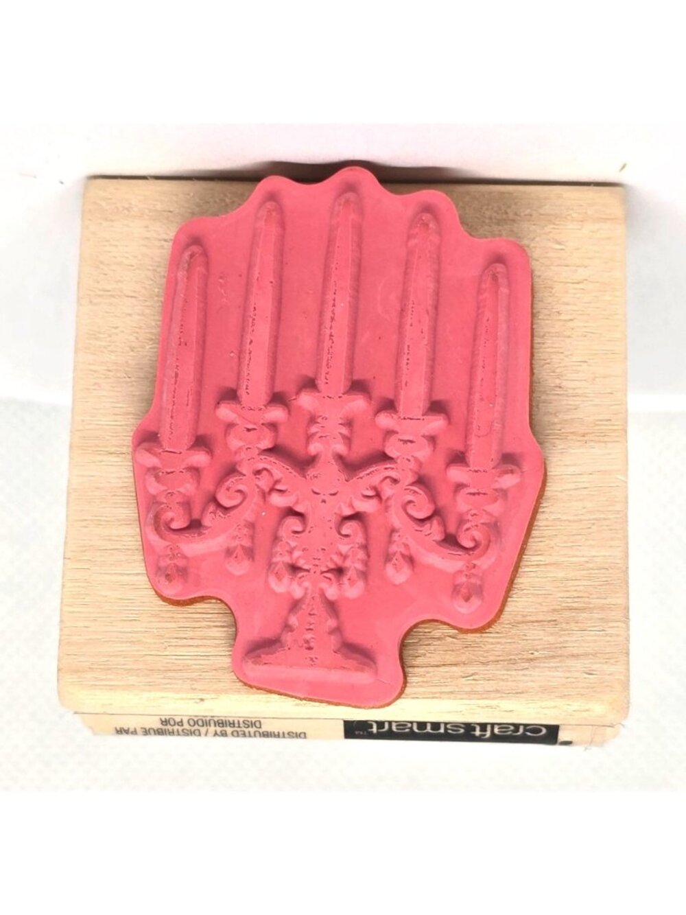 Candelabra‎ Rubber Wood Stamp By Craft Smart